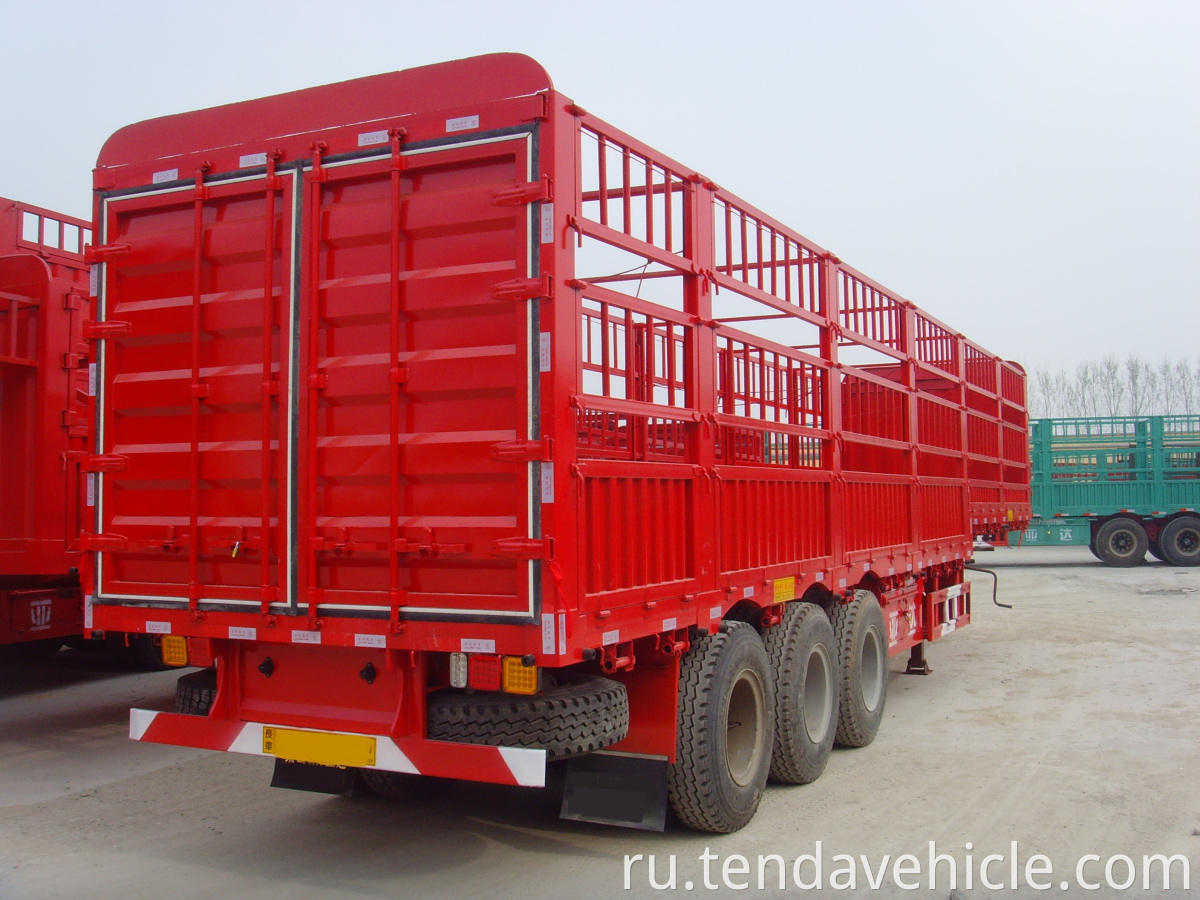 Gooseneck Stake Semi Trailer